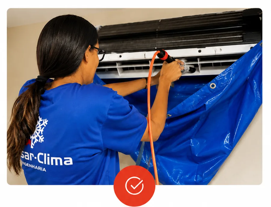 Manutenção preventiva e corretiva de sistemas HVAC